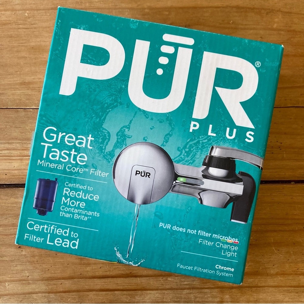 NWT PUR Plus water filtration system for faucet